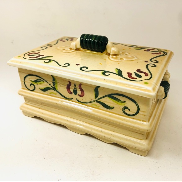 Metlox Poppytrail Homestead Provincial Box 1950s - Picture 9 of 14